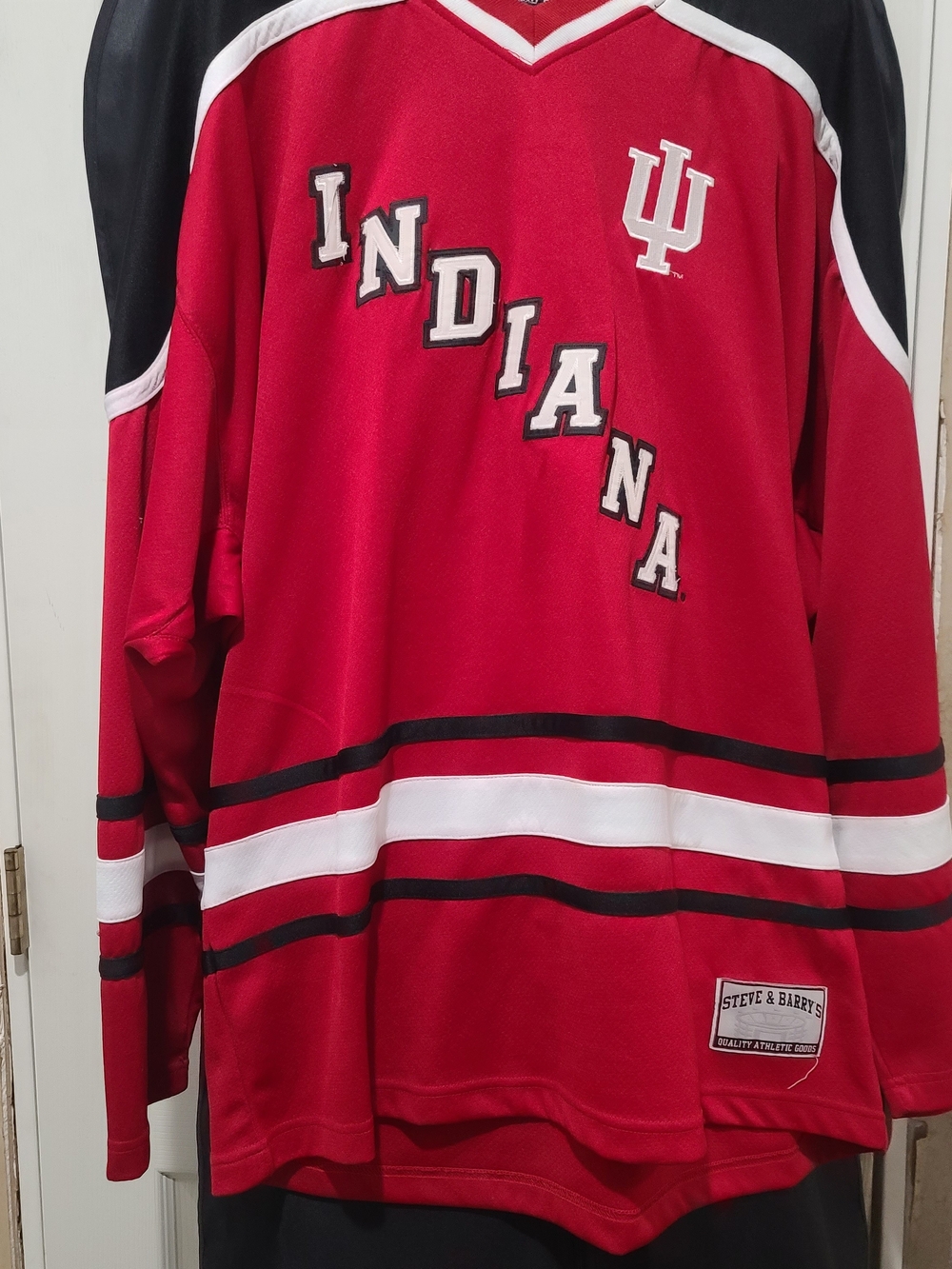 Vintage Indiana Red Hockey-Style Sweater by Steve & Barry's #99